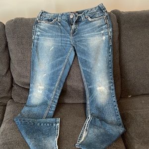 Silver jeans